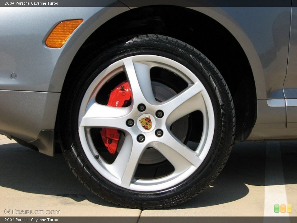 2004 Porsche Cayenne Turbo Wheel and Tire Photo #57344575
