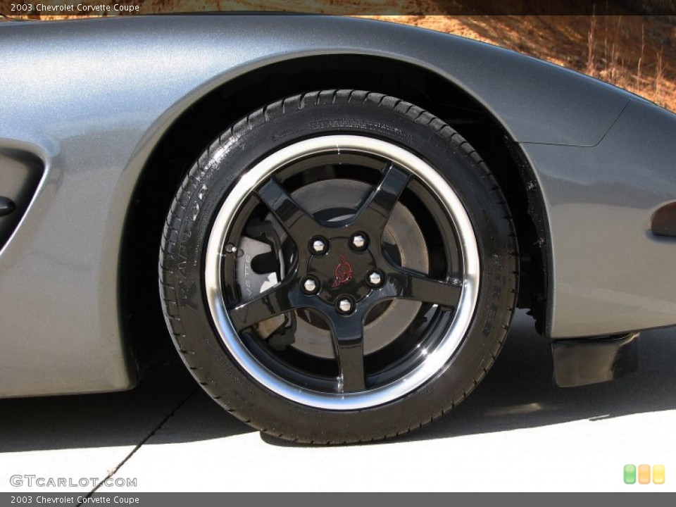 2003 Chevrolet Corvette Coupe Wheel and Tire Photo #57345115