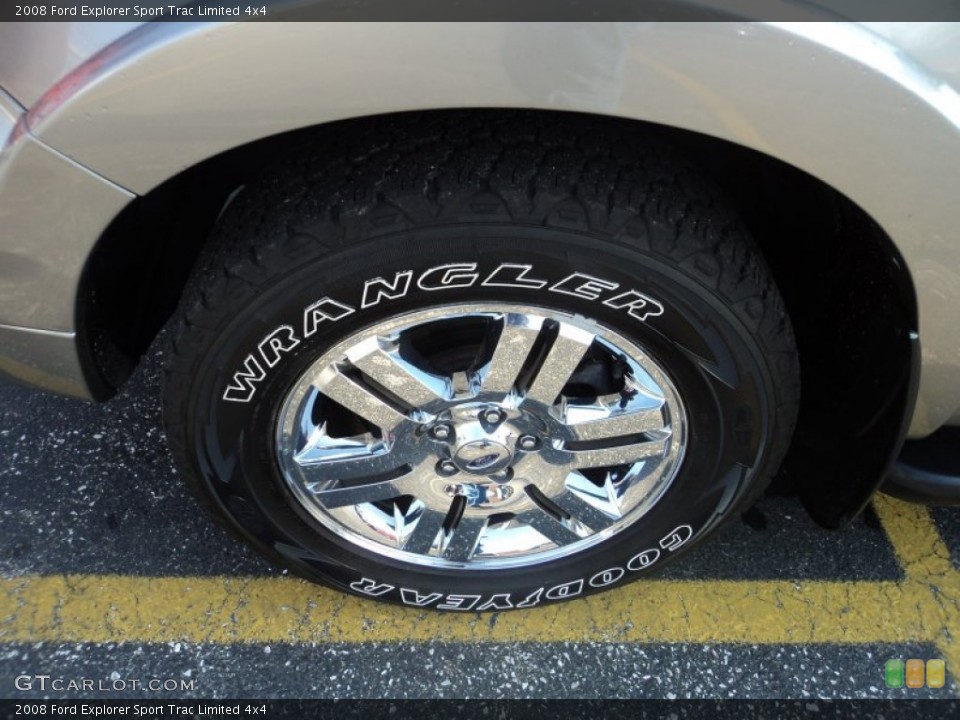 2008 Ford Explorer Sport Trac Limited 4x4 Wheel and Tire Photo #57347419