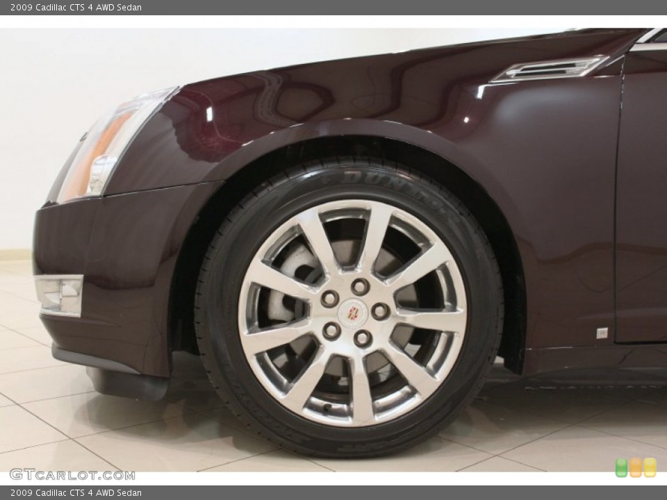 2009 Cadillac CTS 4 AWD Sedan Wheel and Tire Photo #57347808