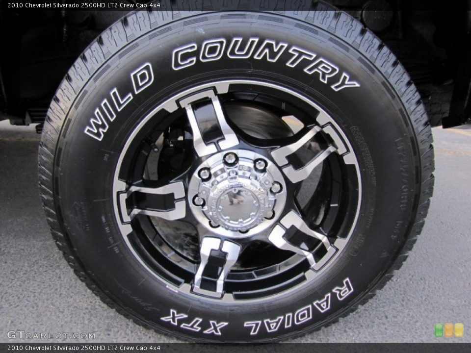 2010 Chevrolet Silverado 2500HD Custom Wheel and Tire Photo #57349185