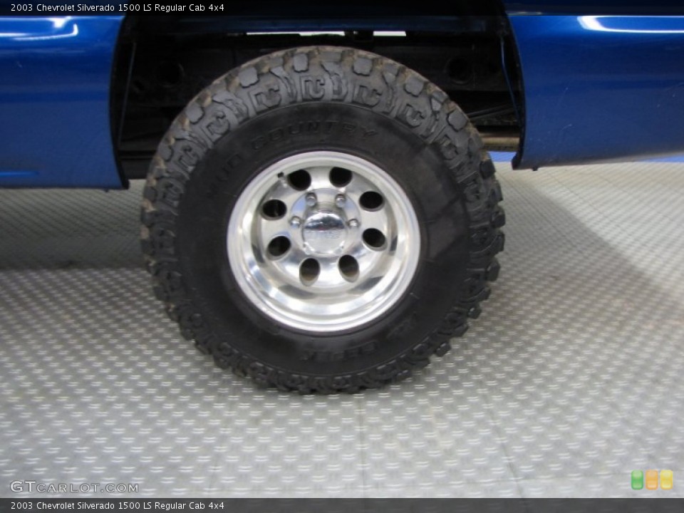 2003 Chevrolet Silverado 1500 Custom Wheel and Tire Photo #57351200