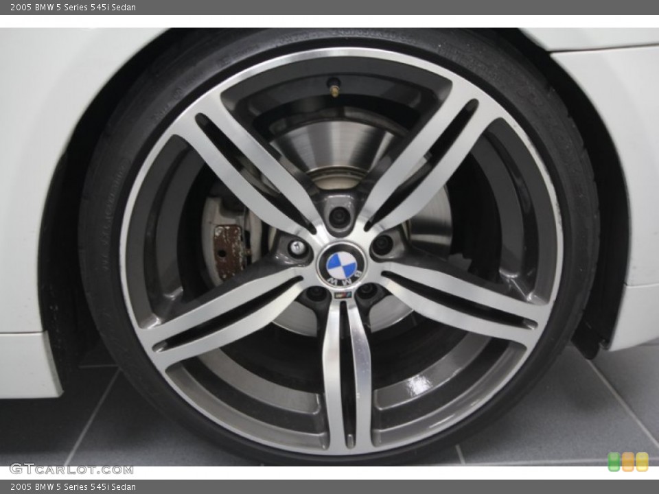2005 BMW 5 Series 545i Sedan Wheel and Tire Photo #57353724