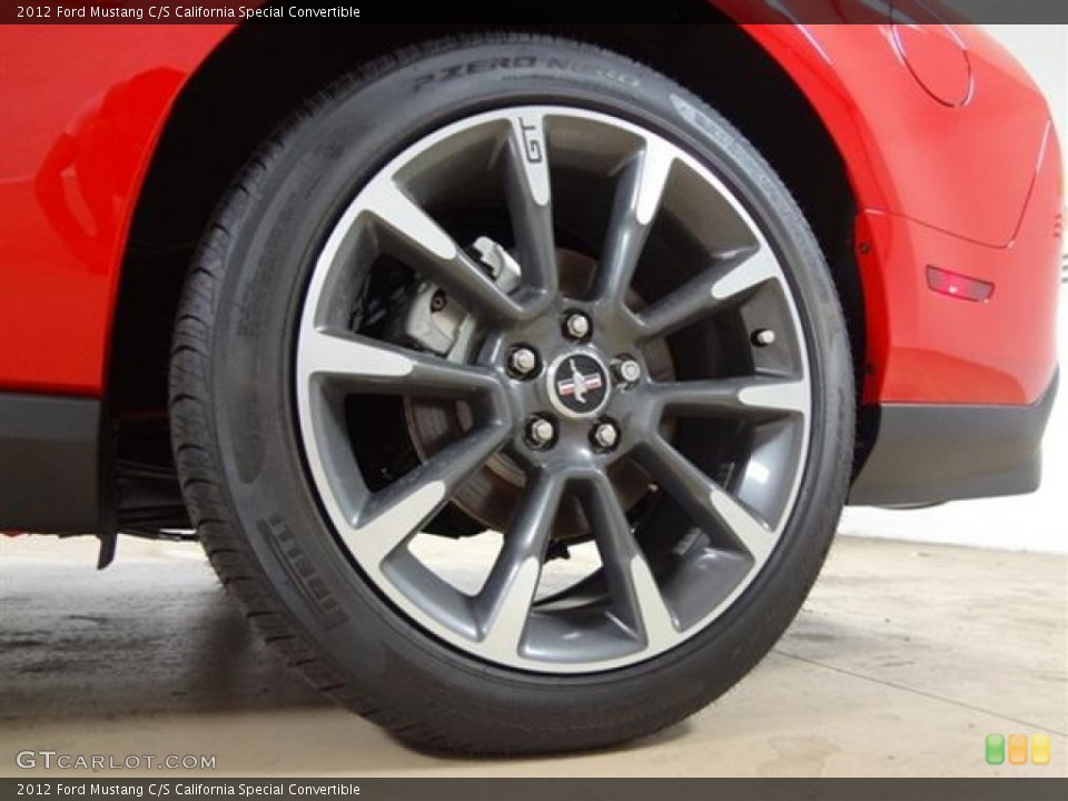 2012 Ford Mustang C/S California Special Convertible Wheel and Tire Photo #57363657