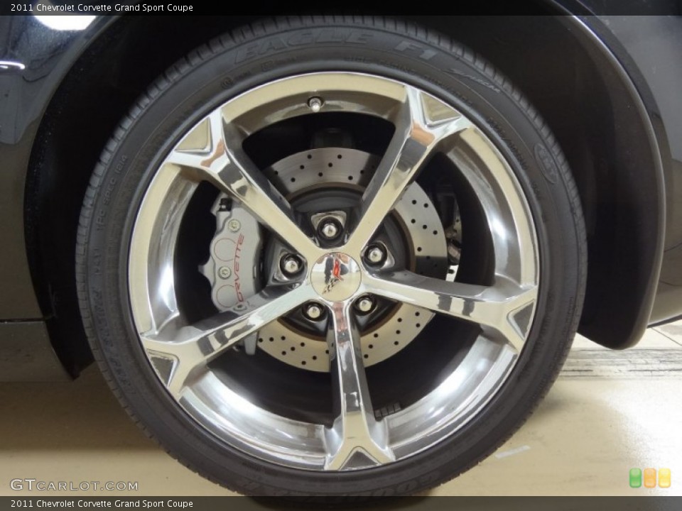 2011 Chevrolet Corvette Grand Sport Coupe Wheel and Tire Photo #57375101