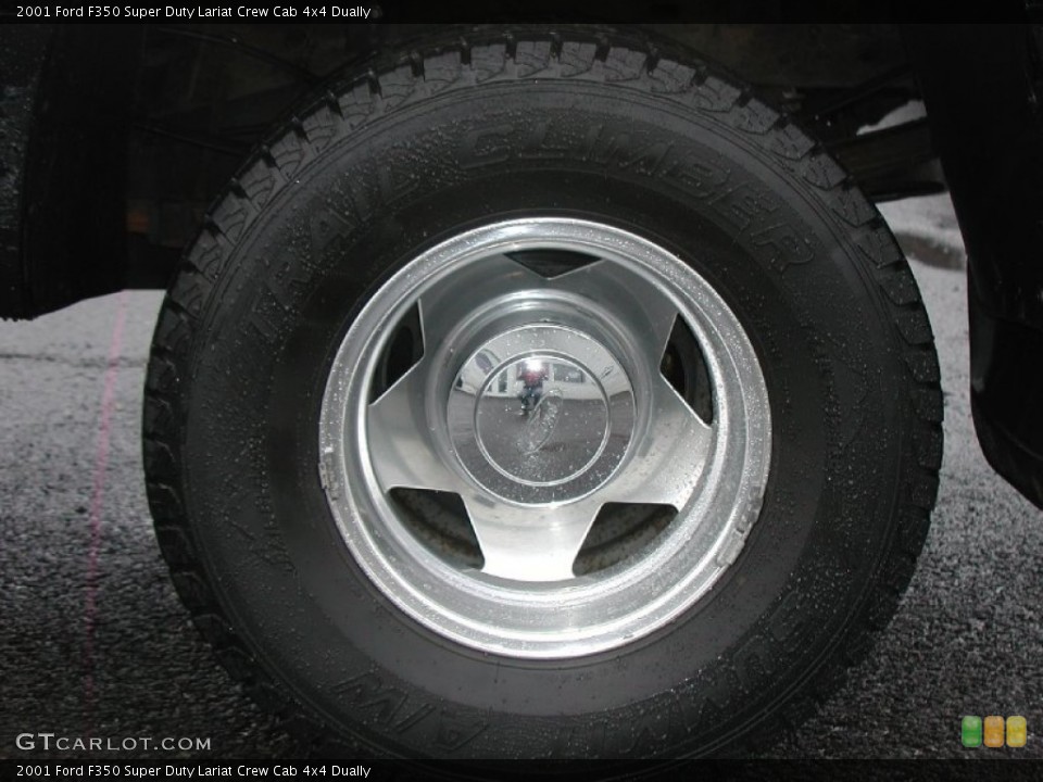 2001 Ford F350 Super Duty Lariat Crew Cab 4x4 Dually Wheel and Tire Photo #57377429