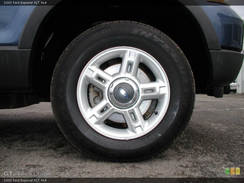 2003 Ford Explorer XLT 4x4 Wheel and Tire Photo #57378908