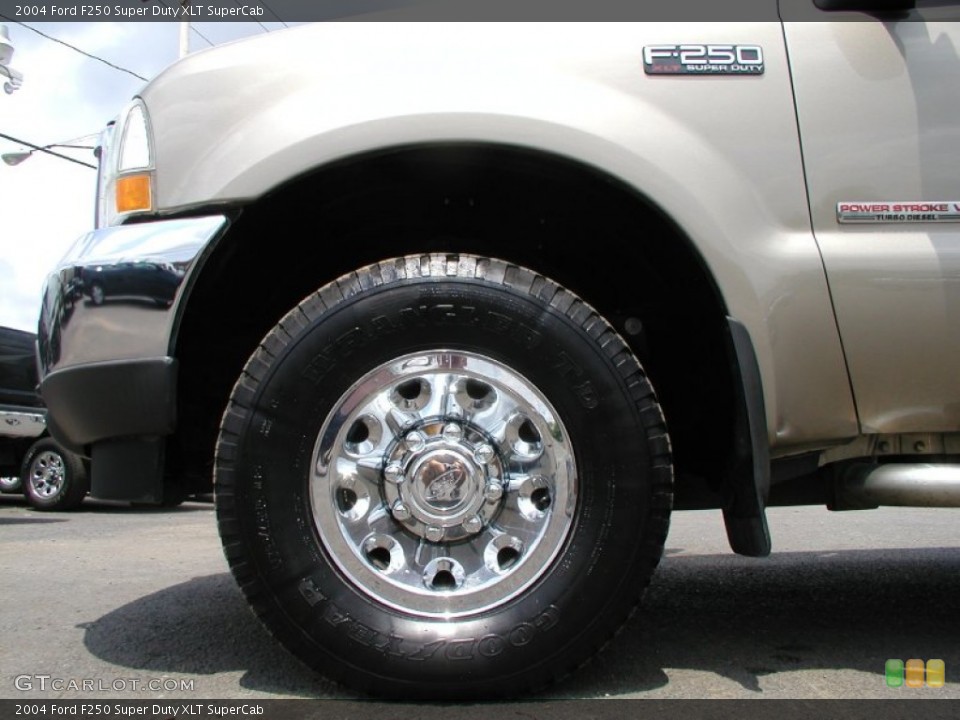 2004 Ford F250 Super Duty XLT SuperCab Wheel and Tire Photo #57380939