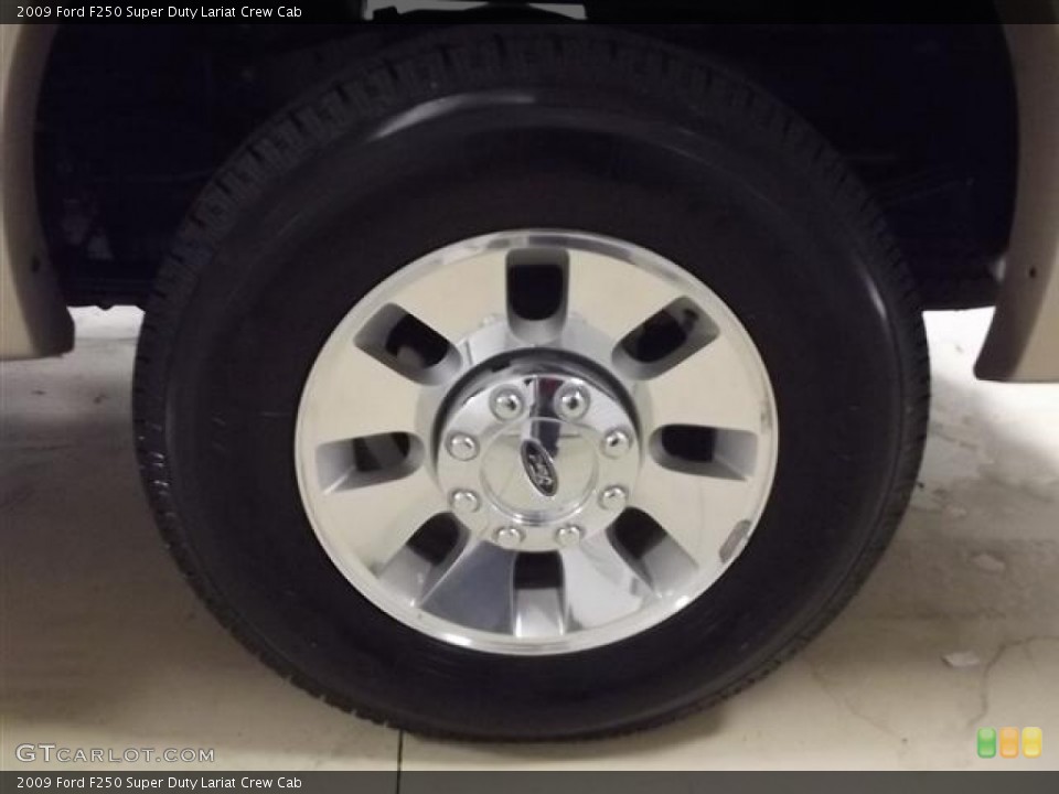 2009 Ford F250 Super Duty Lariat Crew Cab Wheel and Tire Photo #57381257