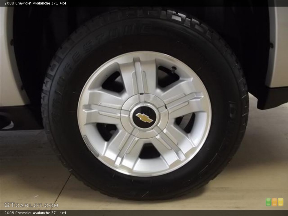 2008 Chevrolet Avalanche Z71 4x4 Wheel and Tire Photo #57384896