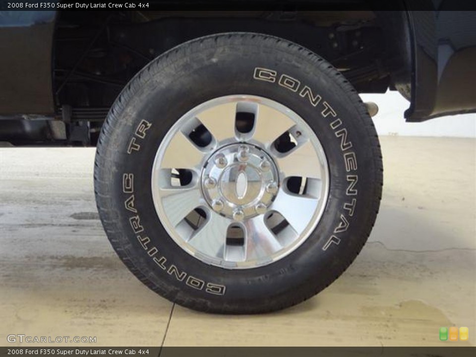 2008 Ford F350 Super Duty Lariat Crew Cab 4x4 Wheel and Tire Photo #57385916