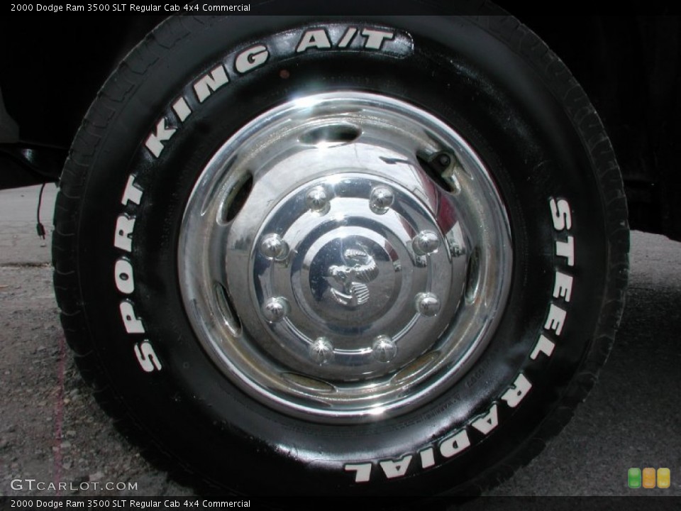 2000 Dodge Ram 3500 SLT Regular Cab 4x4 Commercial Wheel and Tire Photo #57388232