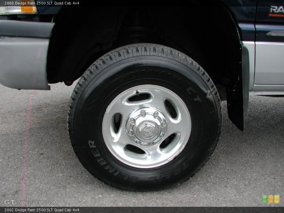 2002 Dodge Ram 2500 SLT Quad Cab 4x4 Wheel and Tire Photo #57388793