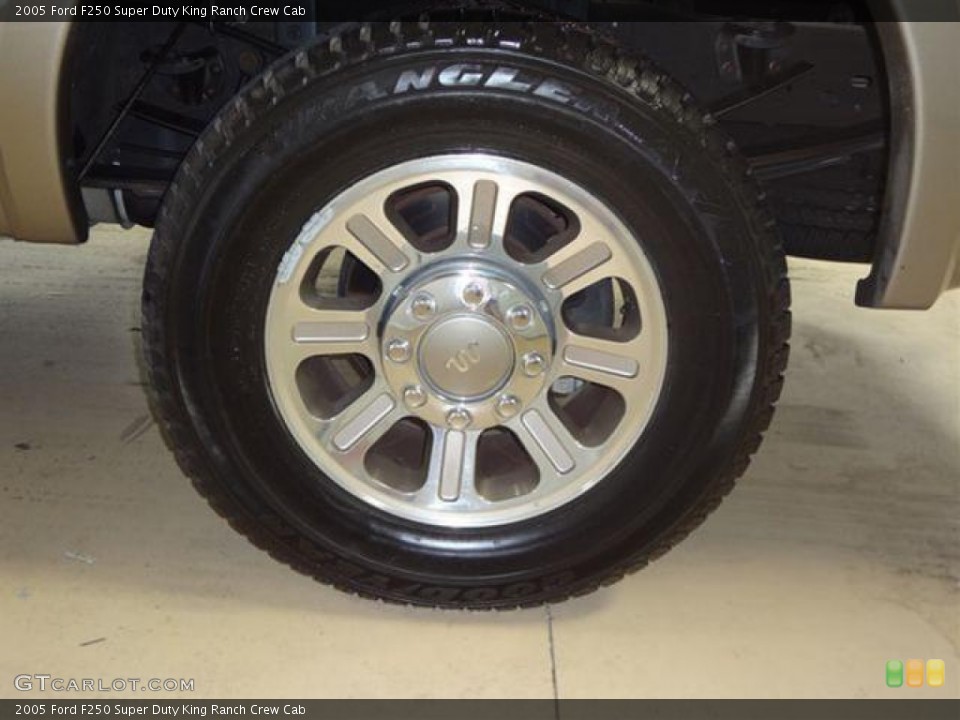 2005 Ford F250 Super Duty King Ranch Crew Cab Wheel and Tire Photo #57392897
