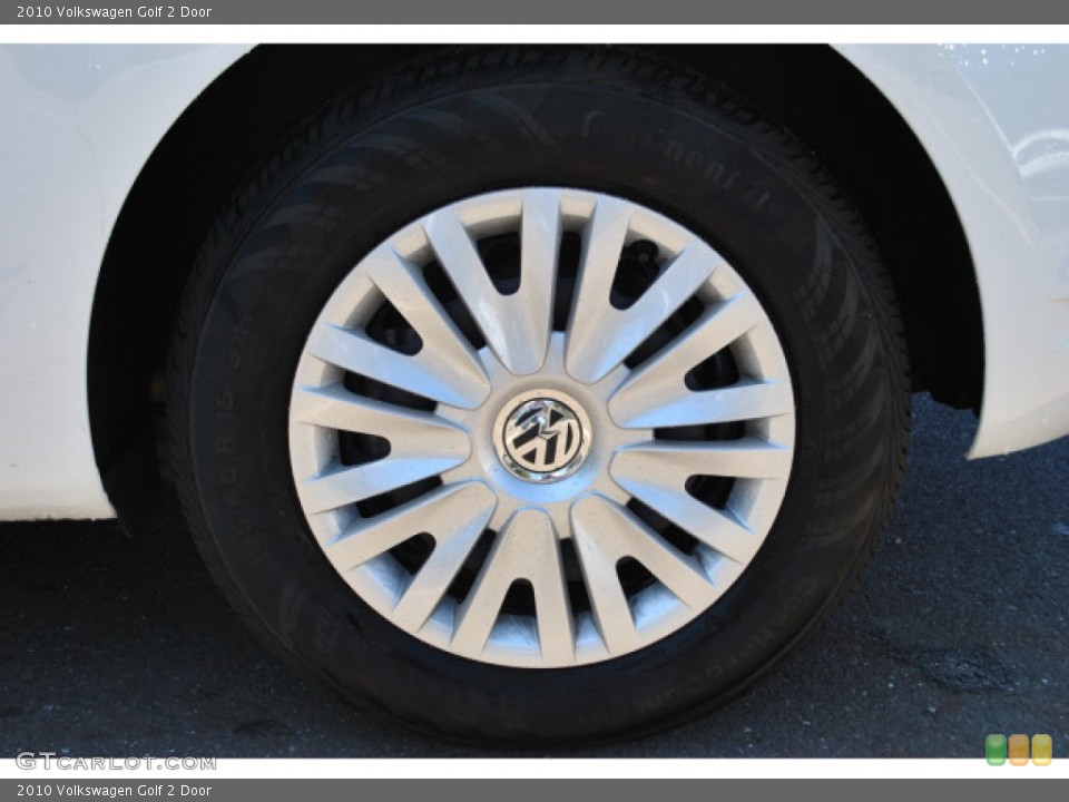 2010 Volkswagen Golf 2 Door Wheel and Tire Photo #57401156