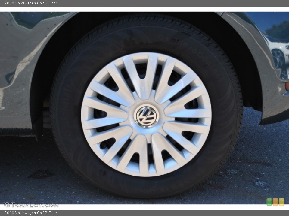 2010 Volkswagen Golf 2 Door Wheel and Tire Photo #57401243