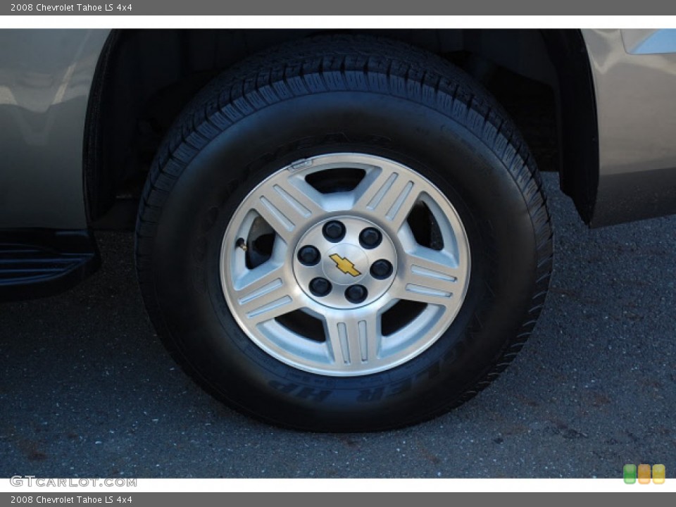2008 Chevrolet Tahoe LS 4x4 Wheel and Tire Photo #57402627