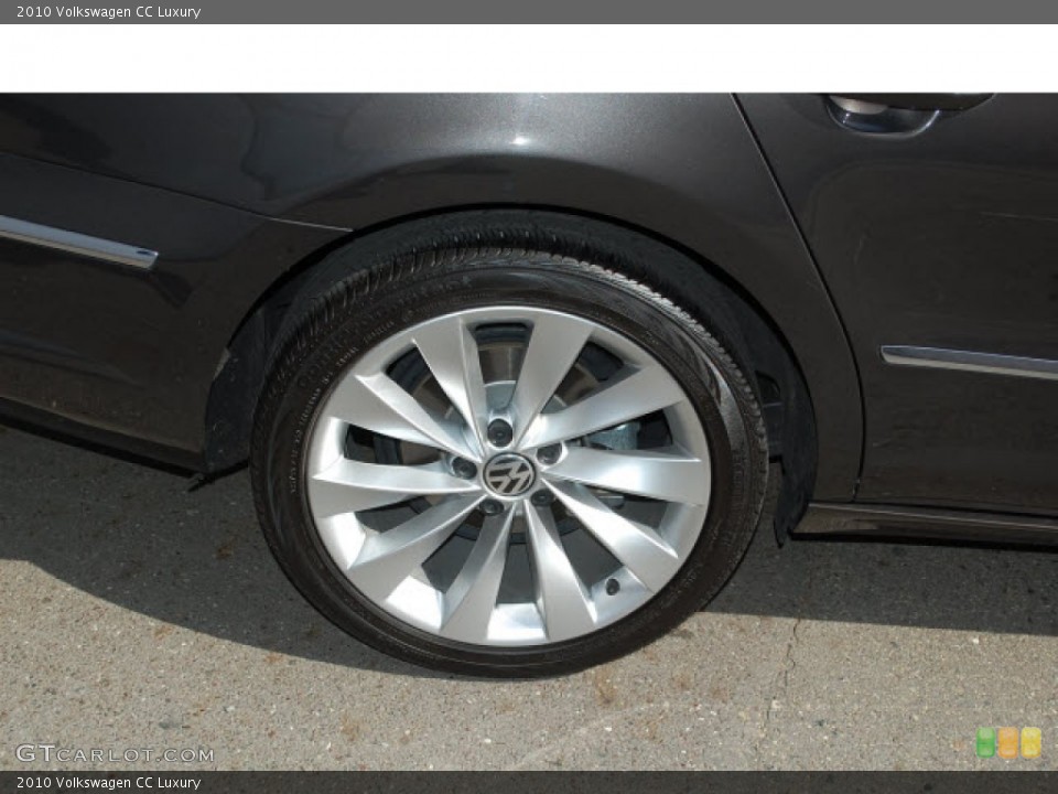 2010 Volkswagen CC Luxury Wheel and Tire Photo #57403778
