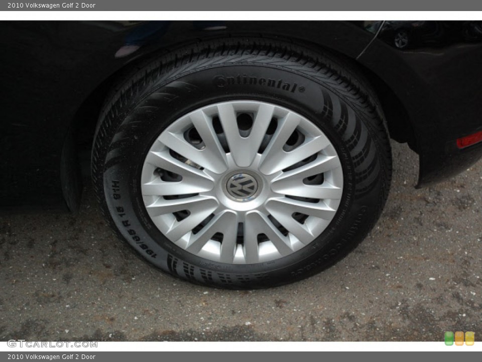 2010 Volkswagen Golf 2 Door Wheel and Tire Photo #57404066