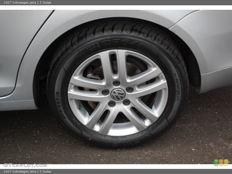 2007 Volkswagen Jetta 2.5 Sedan Wheel and Tire Photo #57404240