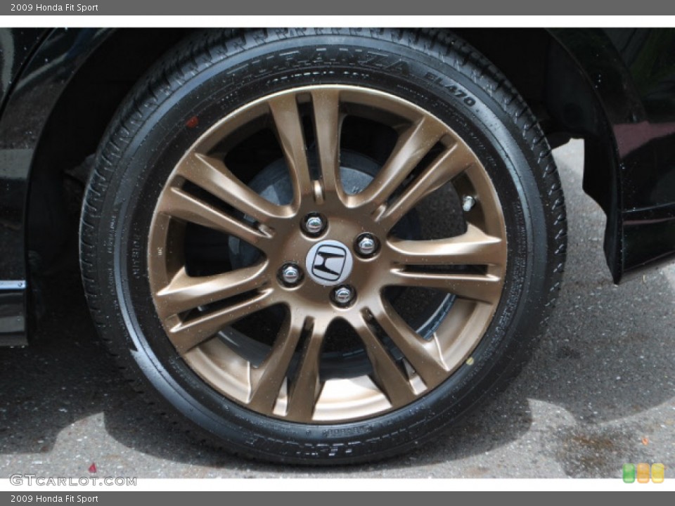 2009 Honda Fit Sport Wheel and Tire Photo #57404828