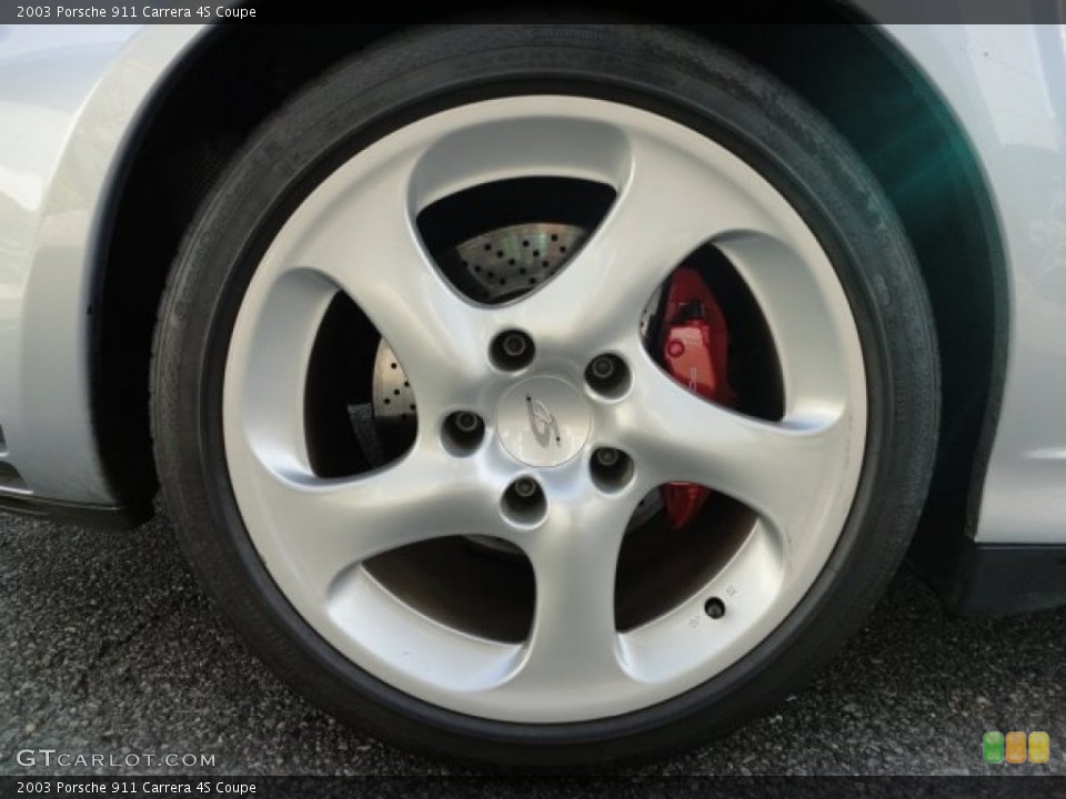 2003 Porsche 911 Carrera 4S Coupe Wheel and Tire Photo #57406412