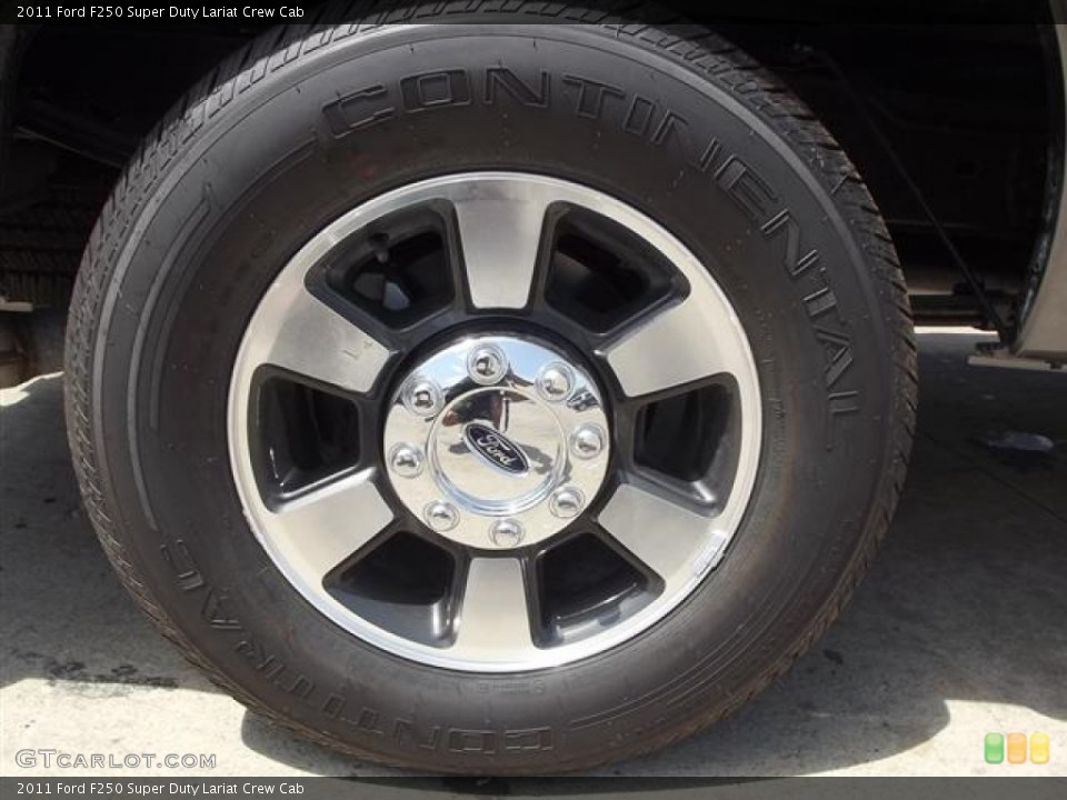 2011 Ford F250 Super Duty Lariat Crew Cab Wheel and Tire Photo #57408631