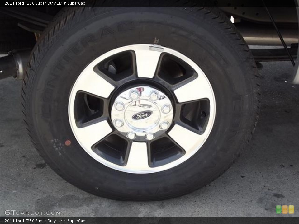 2011 Ford F250 Super Duty Lariat SuperCab Wheel and Tire Photo #57410273