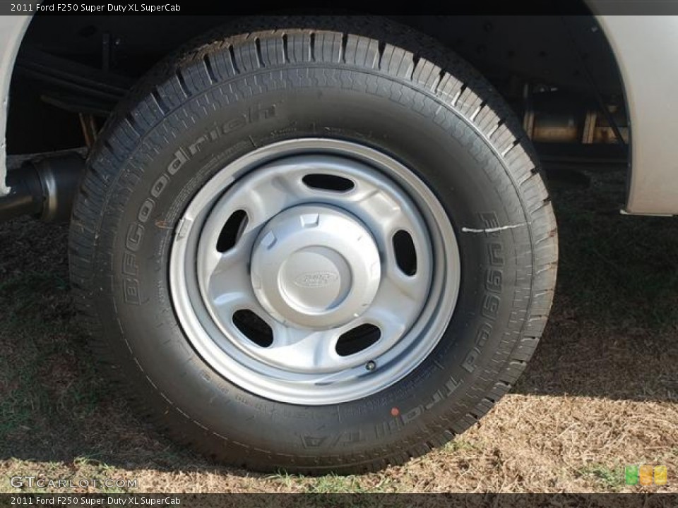 2011 Ford F250 Super Duty XL SuperCab Wheel and Tire Photo #57411386