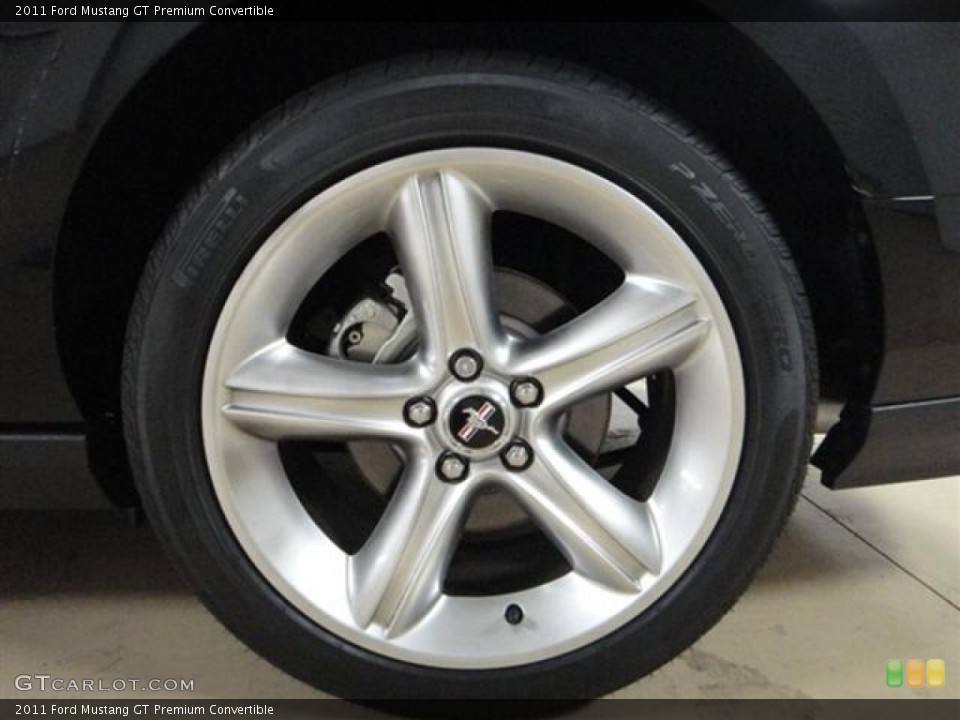 2011 Ford Mustang GT Premium Convertible Wheel and Tire Photo #57416249