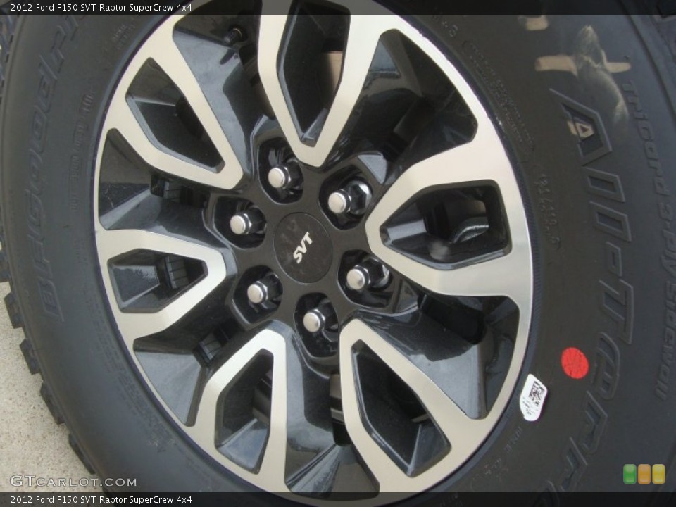 2012 Ford F150 SVT Raptor SuperCrew 4x4 Wheel and Tire Photo #57422864