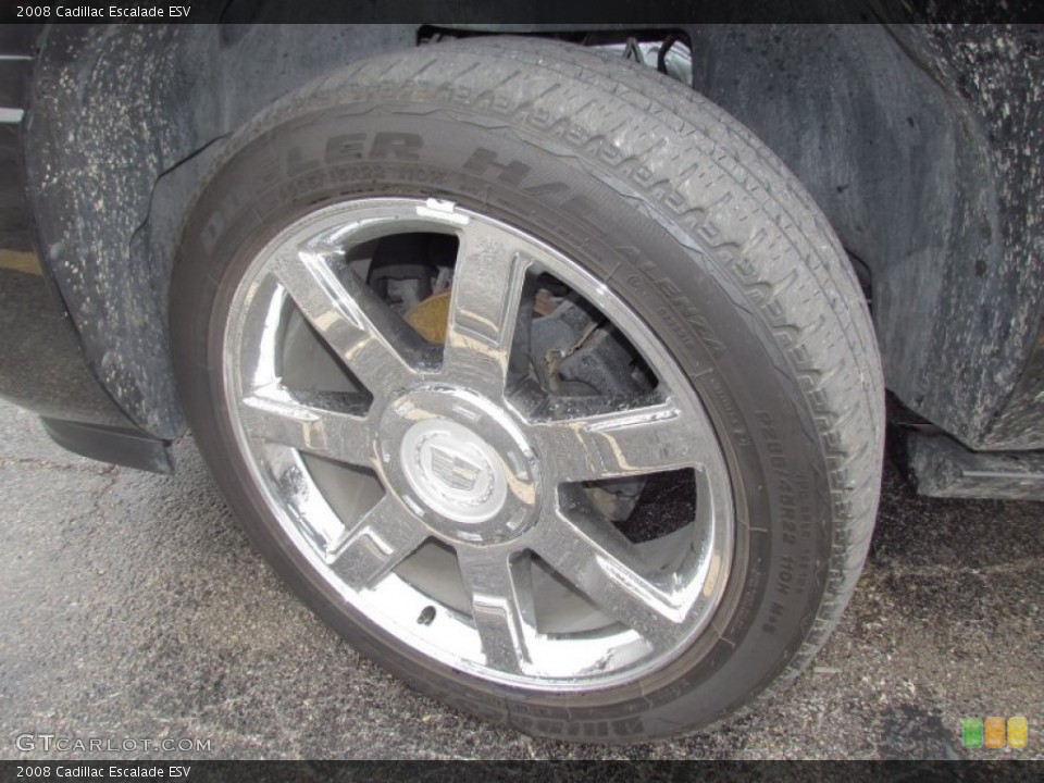 2008 Cadillac Escalade ESV Wheel and Tire Photo #57424799