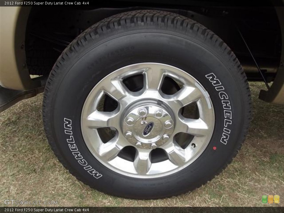 2012 Ford F250 Super Duty Lariat Crew Cab 4x4 Wheel and Tire Photo #57431765