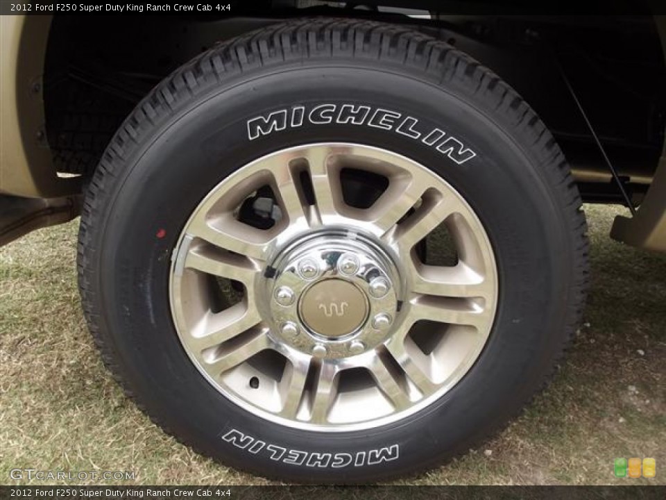 2012 Ford F250 Super Duty King Ranch Crew Cab 4x4 Wheel and Tire Photo #57432194