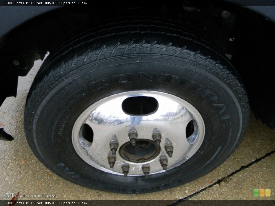 2006 Ford F350 Super Duty XLT SuperCab Dually Wheel and Tire Photo #57439871