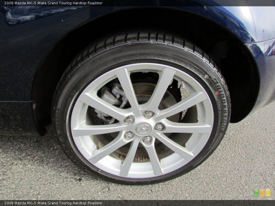 2008 Mazda MX-5 Miata Grand Touring Hardtop Roadster Wheel and Tire Photo #57447497