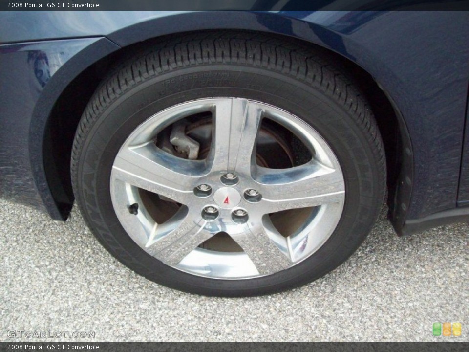 2008 Pontiac G6 GT Convertible Wheel and Tire Photo #57450211