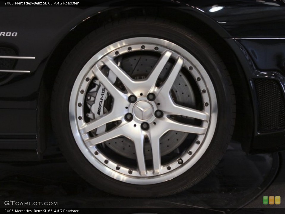 2005 Mercedes-Benz SL 65 AMG Roadster Wheel and Tire Photo #57451129