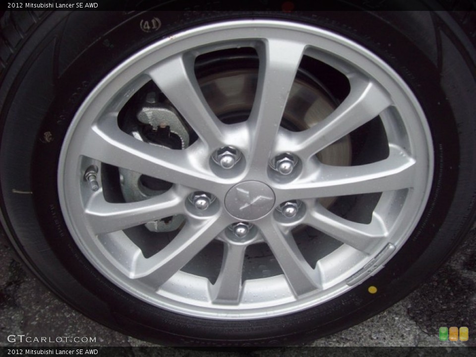 2012 Mitsubishi Lancer SE AWD Wheel and Tire Photo #57452507