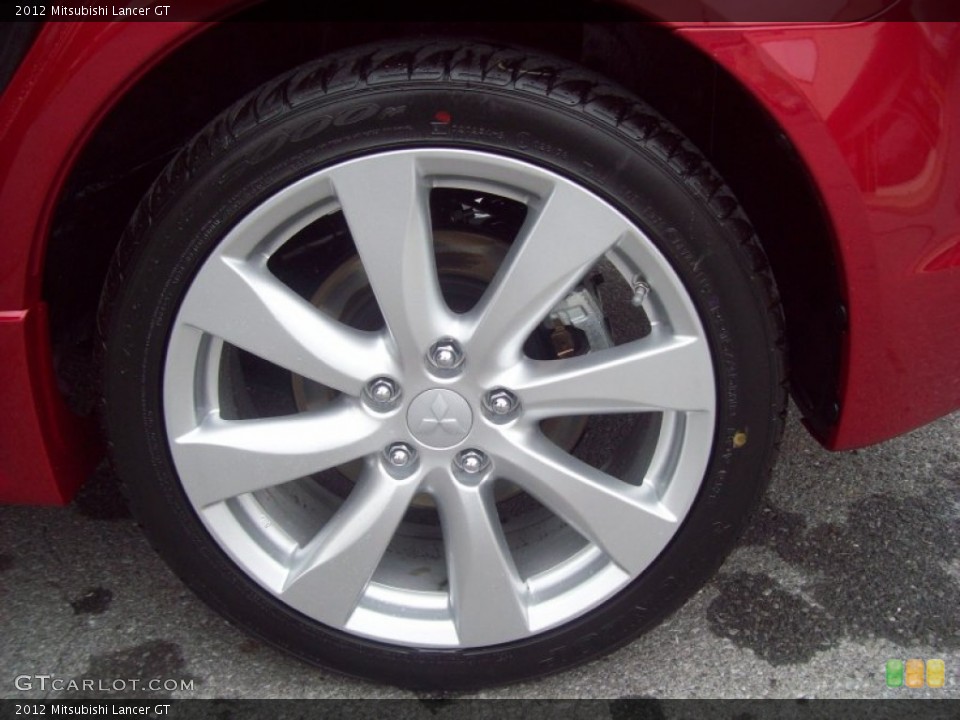 2012 Mitsubishi Lancer GT Wheel and Tire Photo #57453448