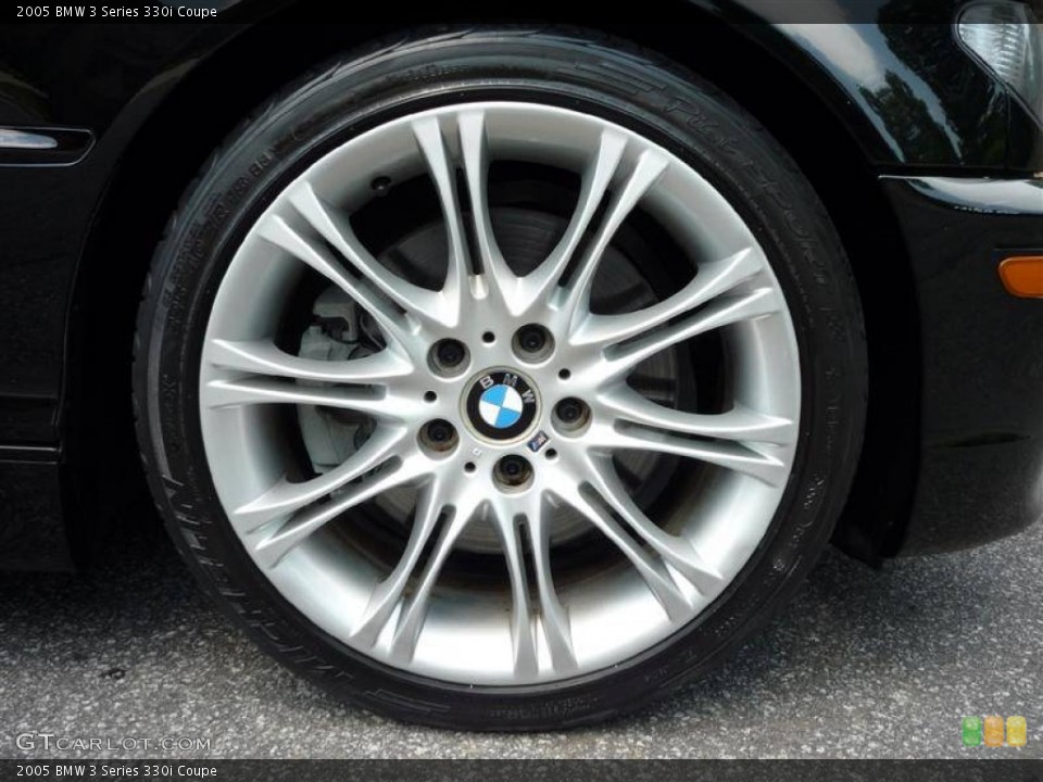 2005 BMW 3 Series 330i Coupe Wheel and Tire Photo #57454426