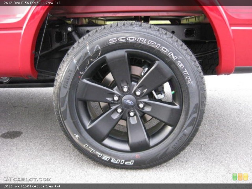 2012 Ford F150 FX4 SuperCrew 4x4 Wheel and Tire Photo #57457897