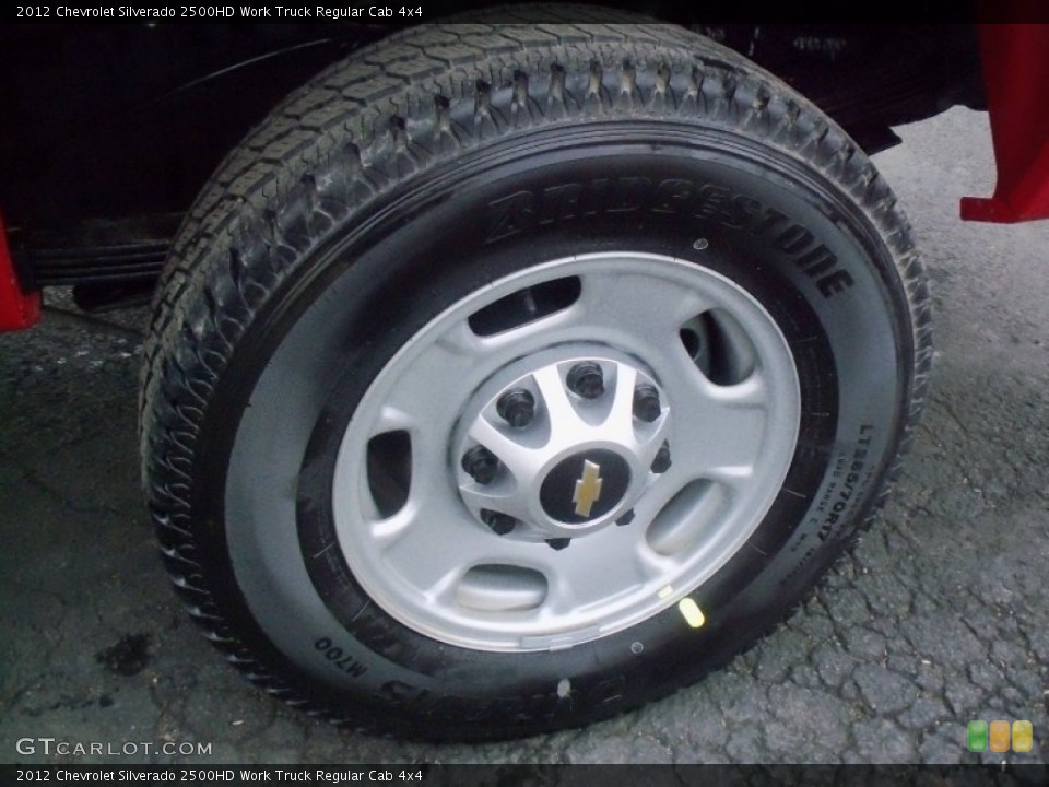 2012 Chevrolet Silverado 2500HD Work Truck Regular Cab 4x4 Wheel and Tire Photo #57459718
