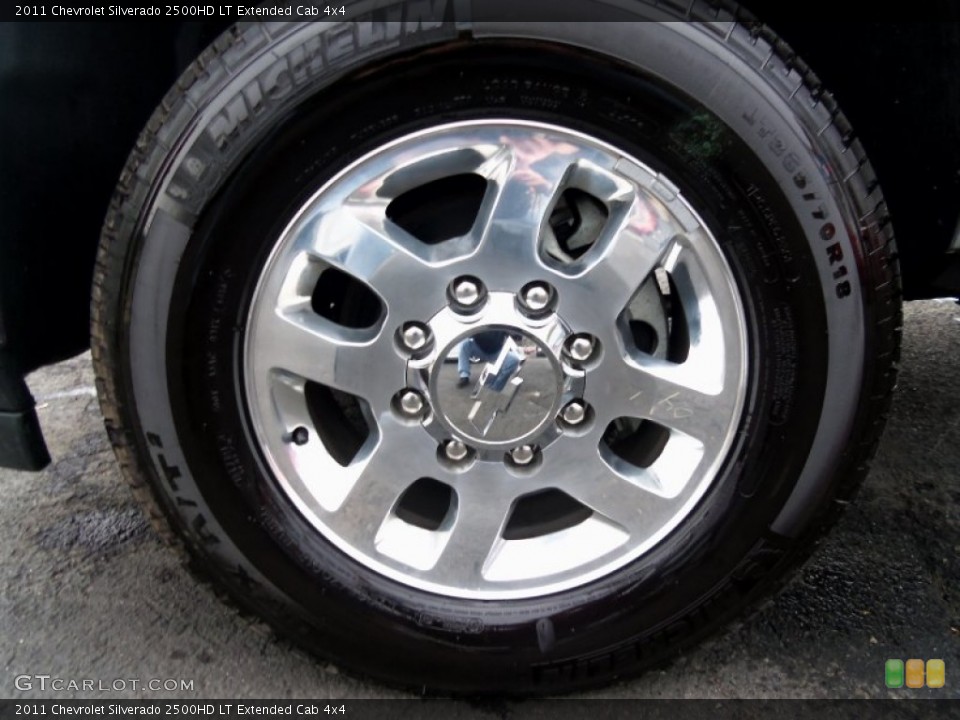 2011 Chevrolet Silverado 2500HD LT Extended Cab 4x4 Wheel and Tire Photo #57461314