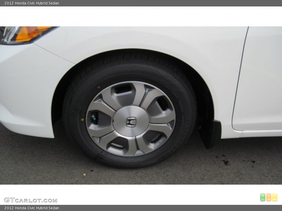 2012 Honda Civic Hybrid Sedan Wheel and Tire Photo #57464155