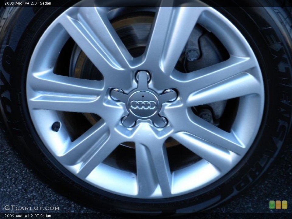 2009 Audi A4 2.0T Sedan Wheel and Tire Photo #57465070