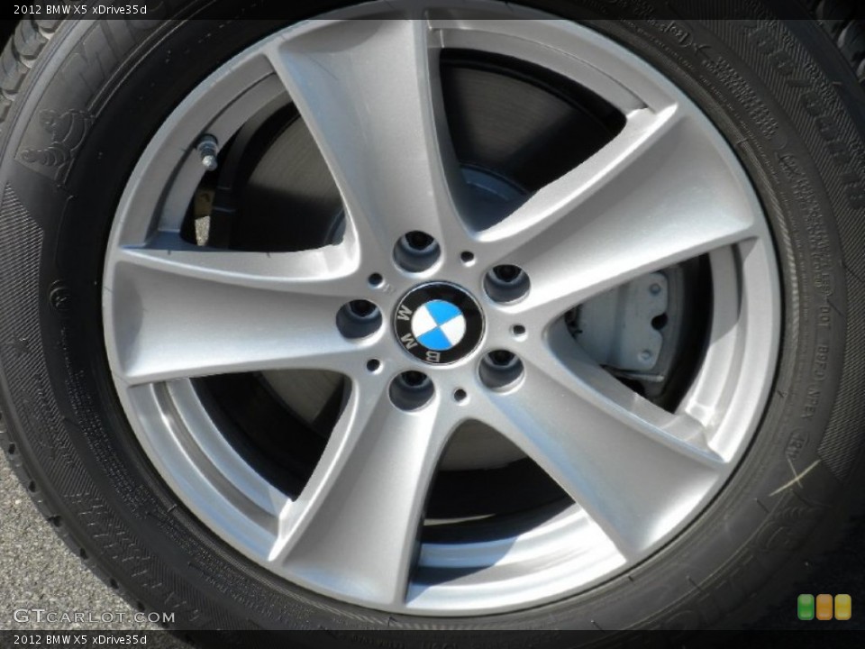 2012 BMW X5 xDrive35d Wheel and Tire Photo #57465115