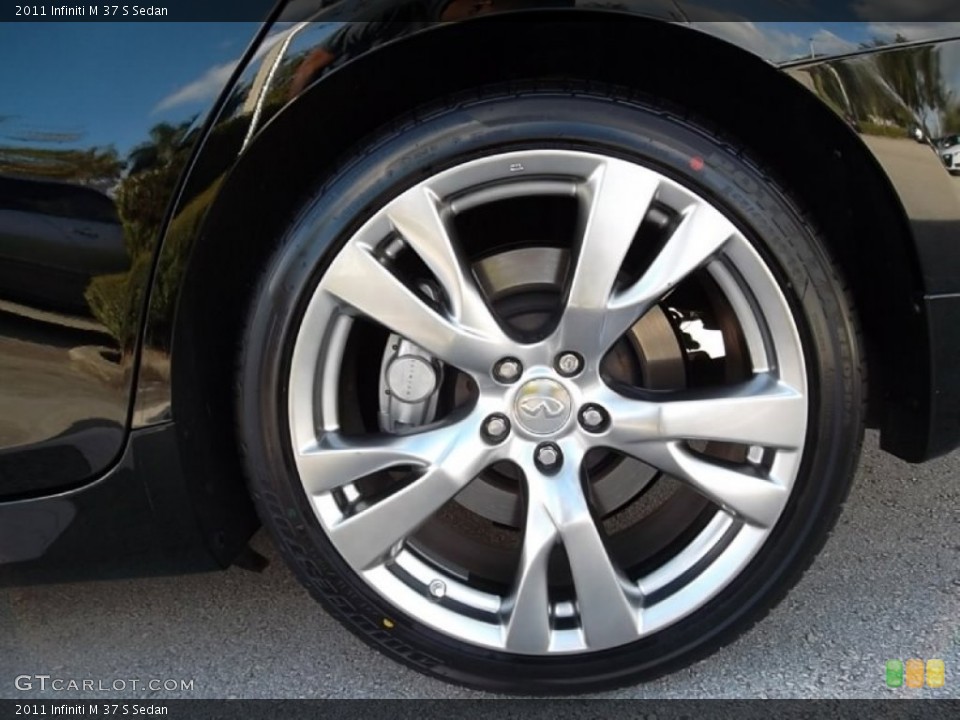 2011 Infiniti M 37 S Sedan Wheel and Tire Photo #57467305