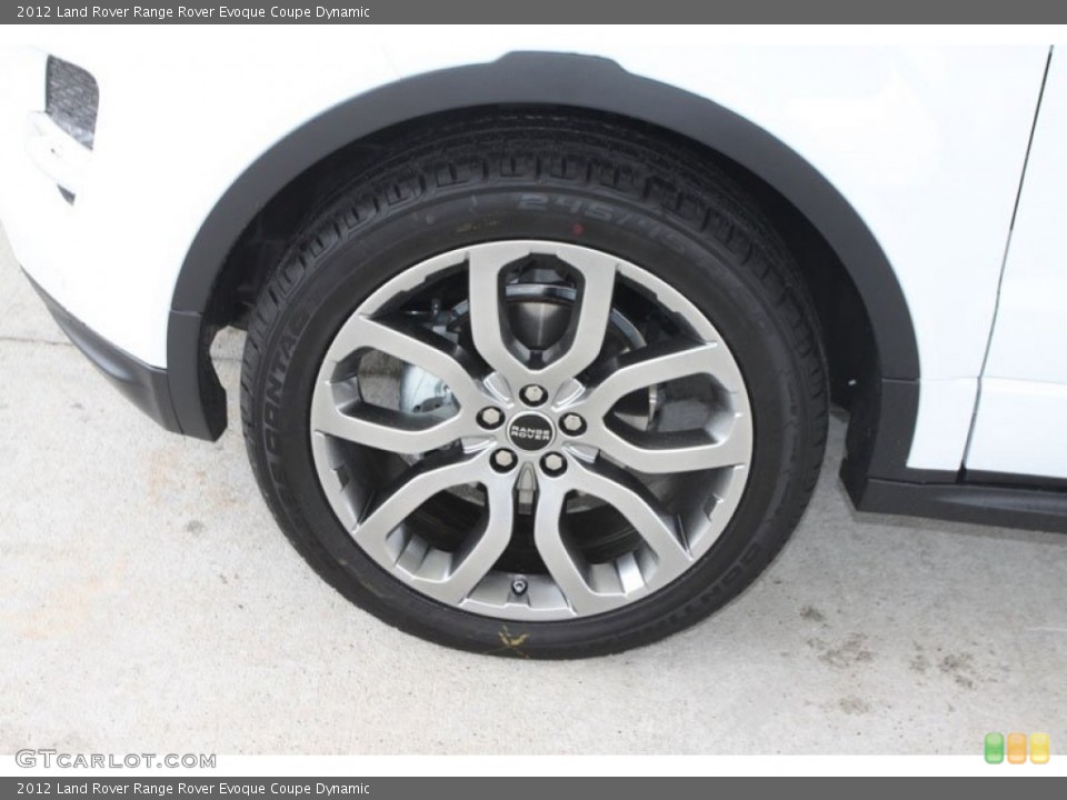 2012 Land Rover Range Rover Evoque Coupe Dynamic Wheel and Tire Photo #57471229