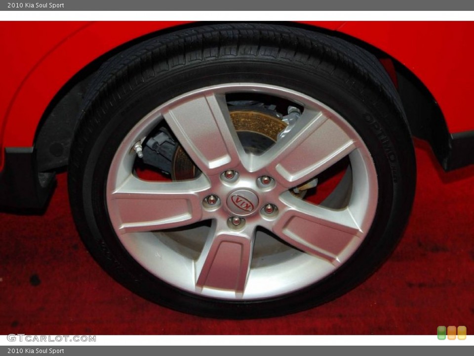 2010 Kia Soul Sport Wheel and Tire Photo #57488212